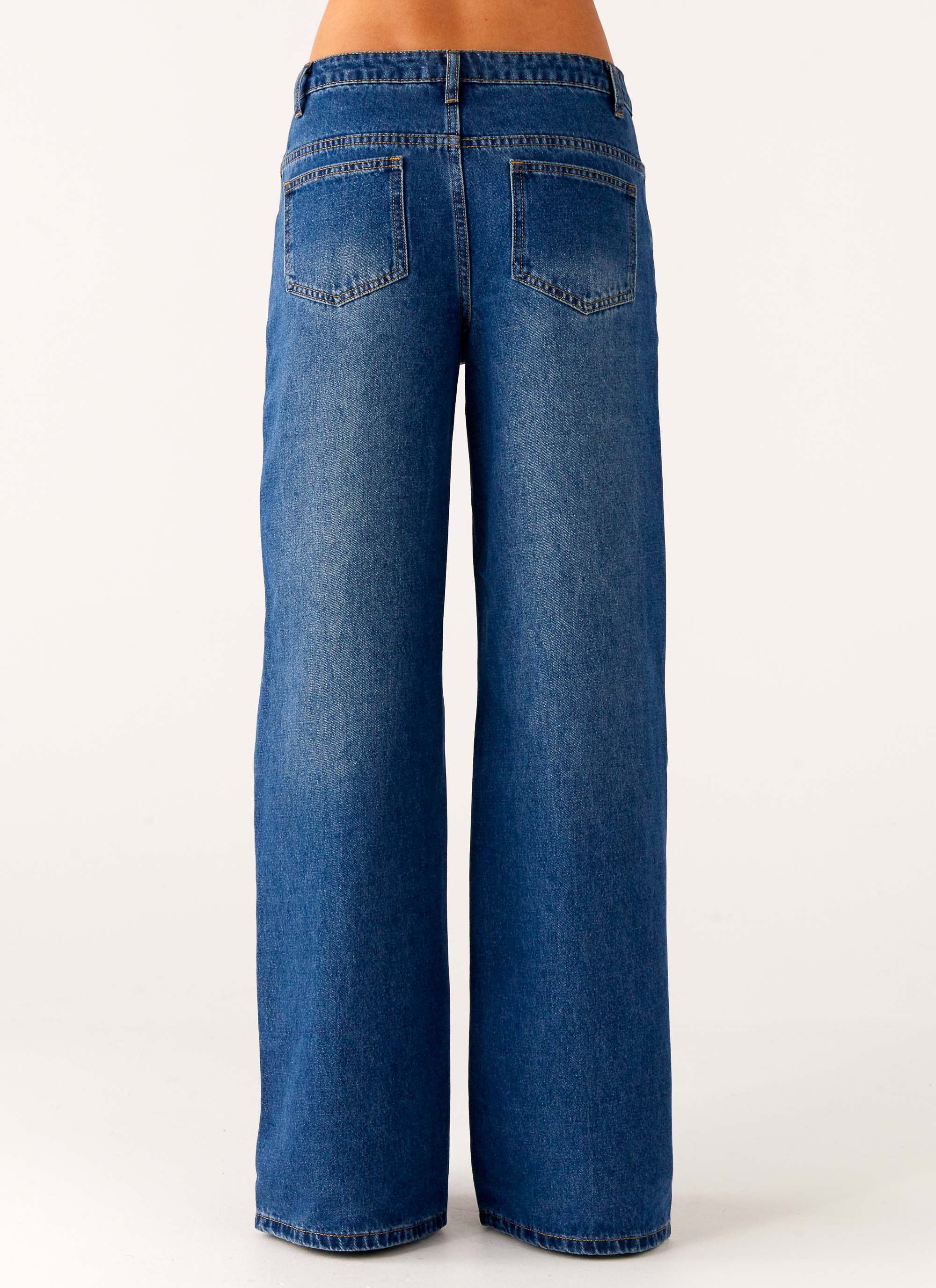 Grayson Straight Leg Jeans - Denim Blue