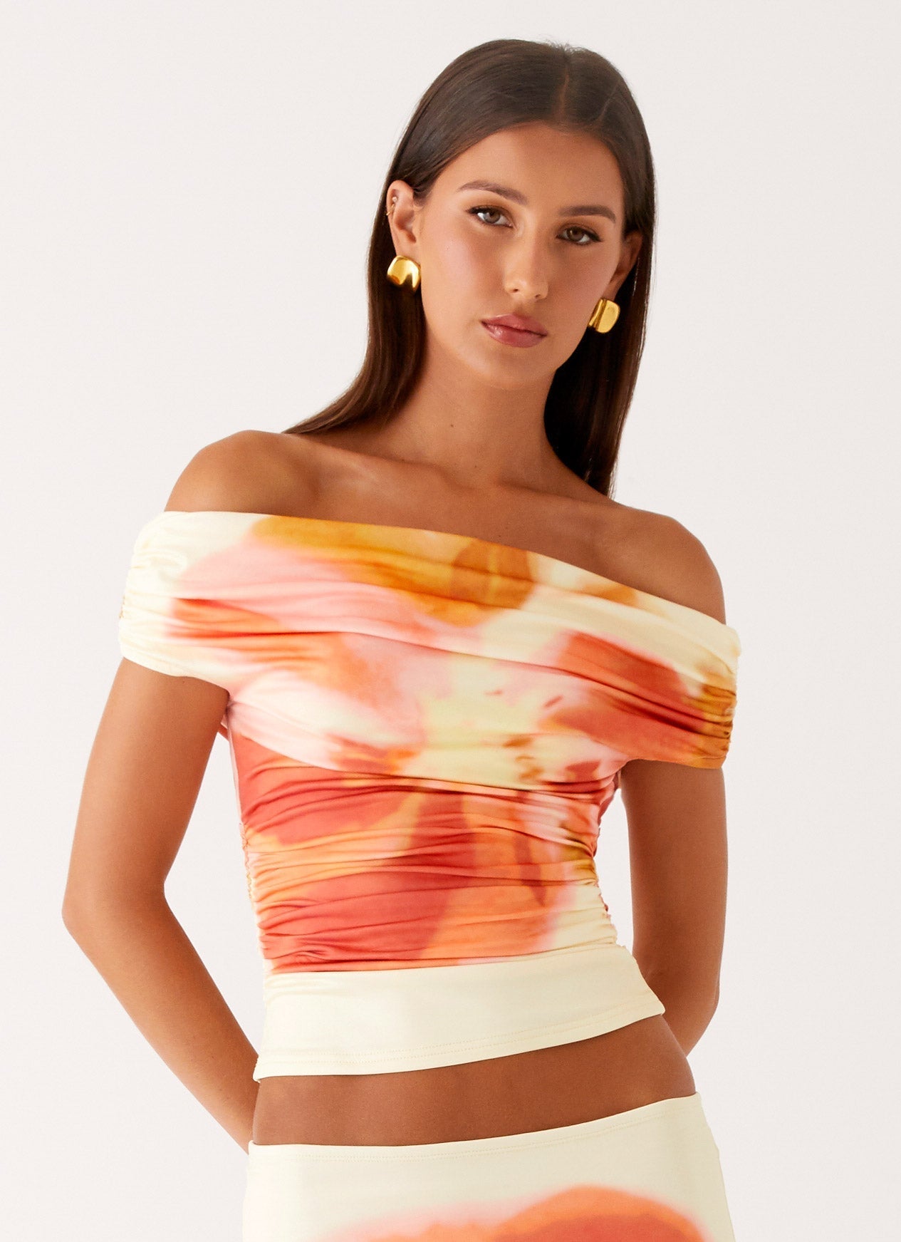 Moka Off Shoulder Top - Mimosa Blossom